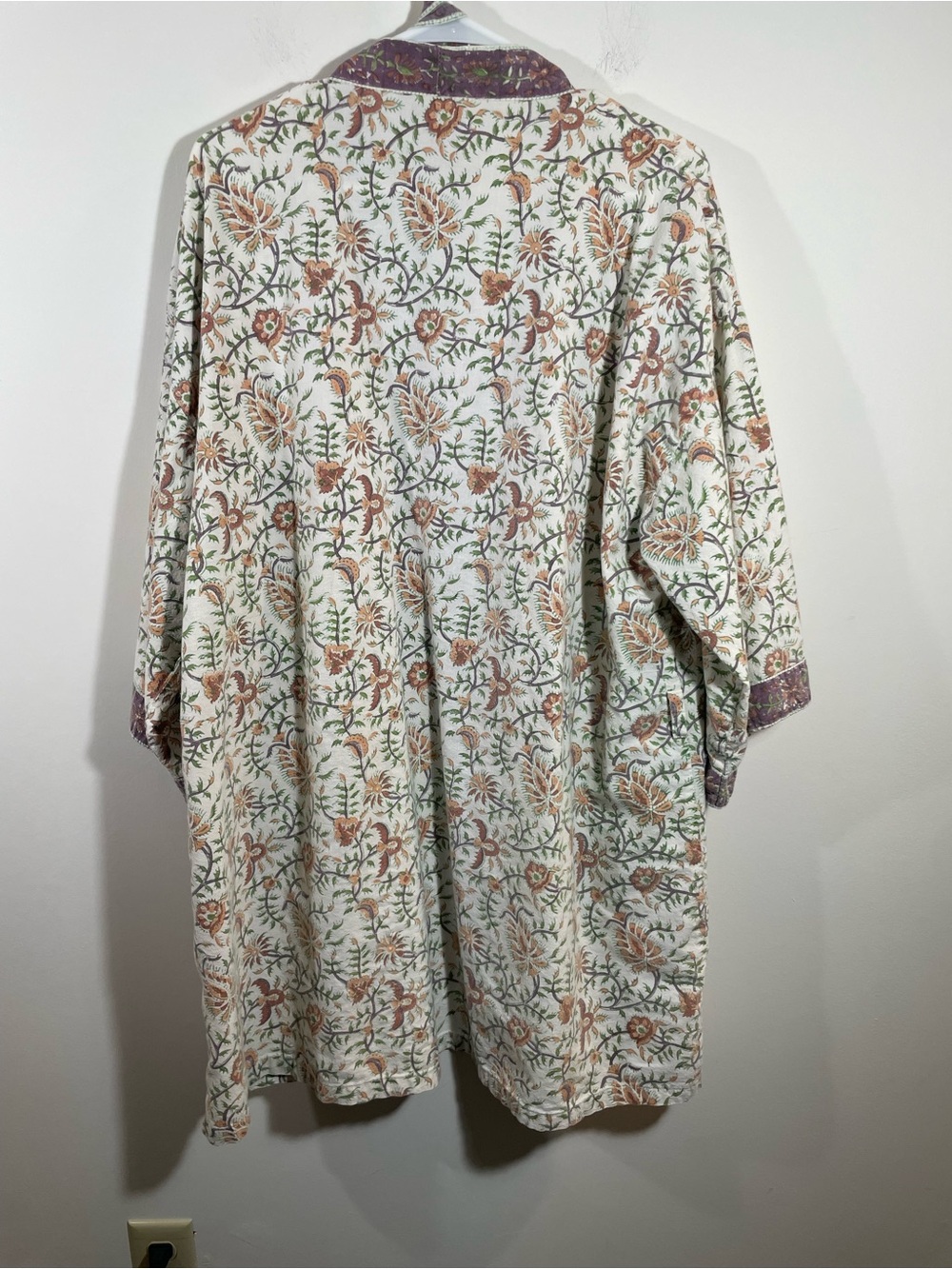 100% cotton kimono robe with belt XL - Picture 6 of 6